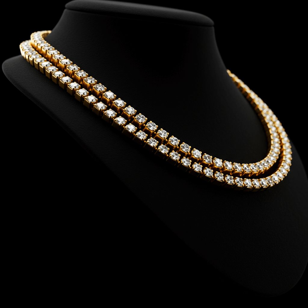 Double Layer Tennis Chain
