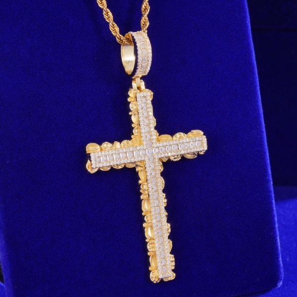 Christ Head VVS Moissanite Diamond Pendant