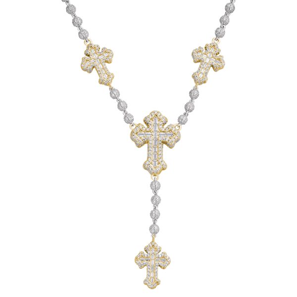 Cross Rosary Necklace