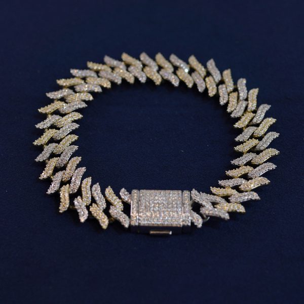 Diamond dancing Two-Tone VVS D Bracelet