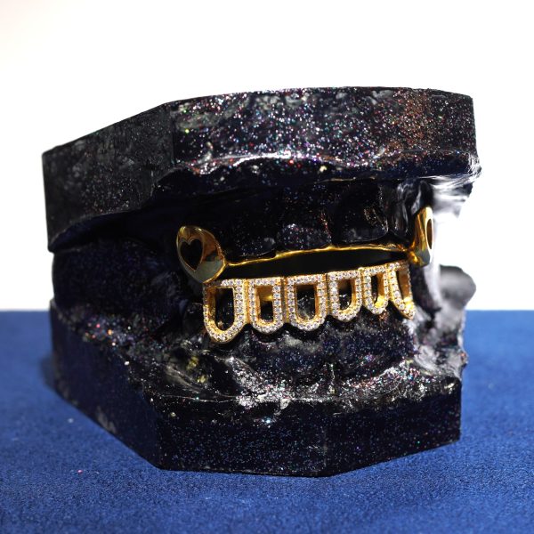 Open Face VVS Diamond Dancing Custom Grillz