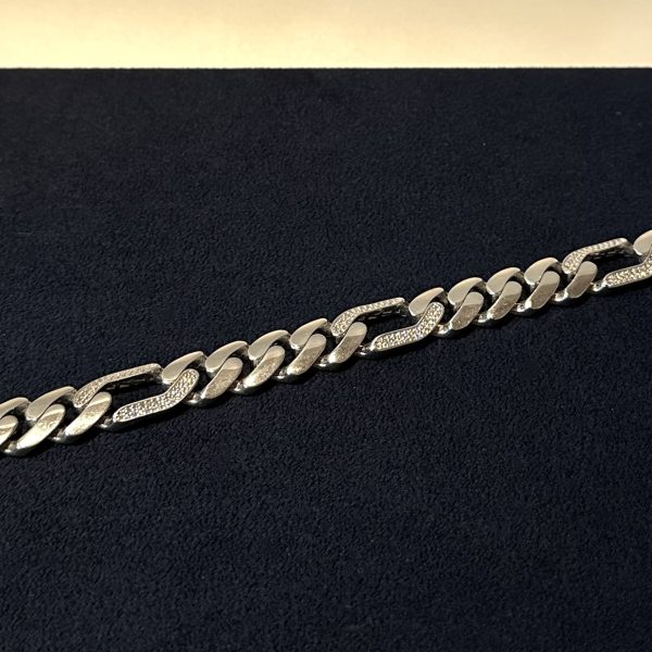 M VVS Cuban Link Bracelet Diamond Dancing Passes the diamond tester